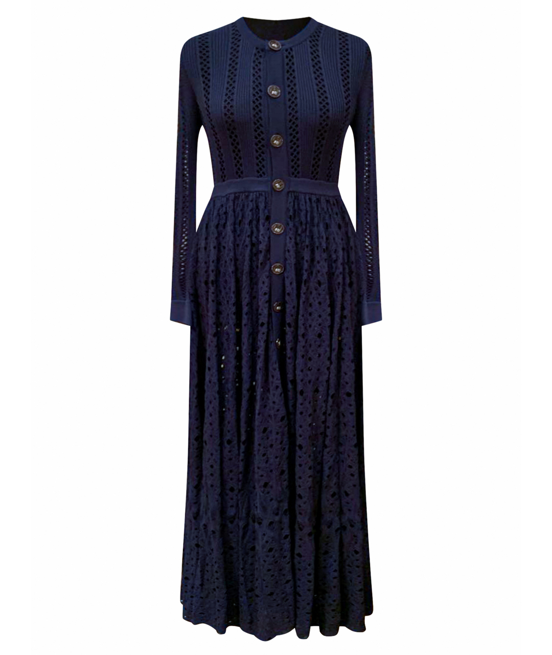 CHANEL PRE-OWNED Синее повседневное платье, фото 1