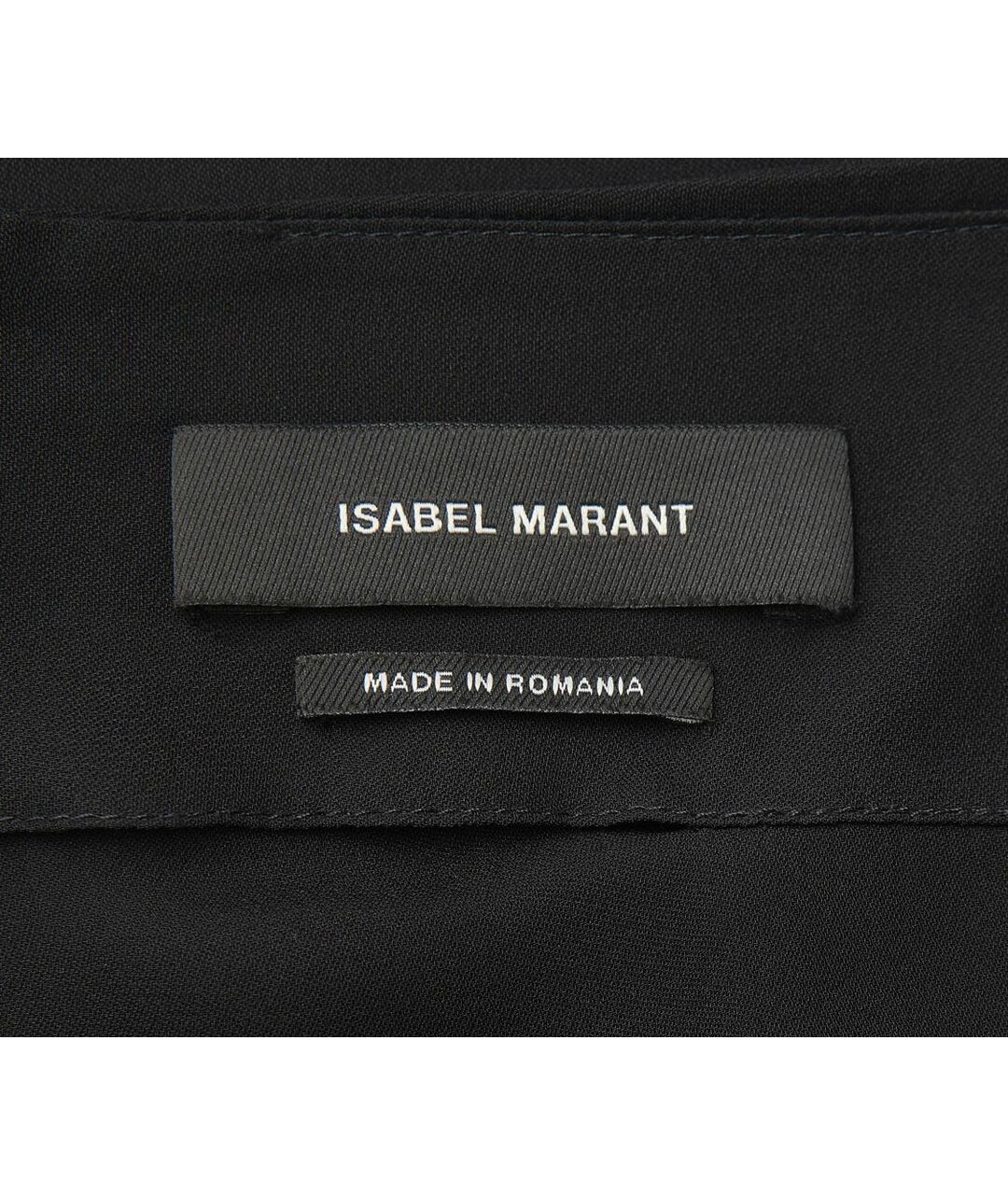 ISABEL MARANT Черная шифоновая юбка миди, фото 2