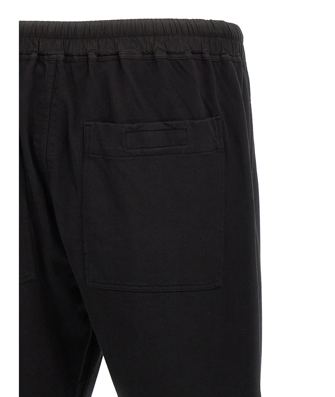 RICK OWENS DRKSHDW Черные хлопковые повседневные брюки, фото 4
