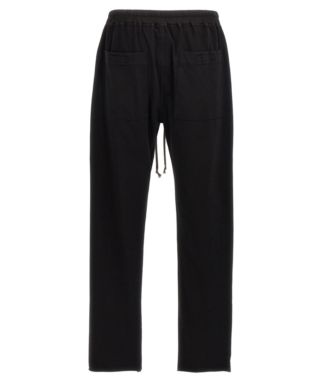 RICK OWENS DRKSHDW Черные хлопковые повседневные брюки, фото 2