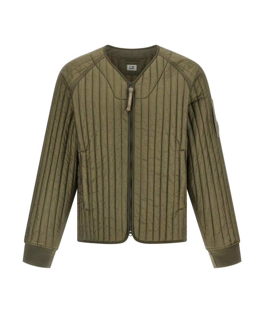 CP COMPANY Зеленая полиэстеровая куртка, фото 1