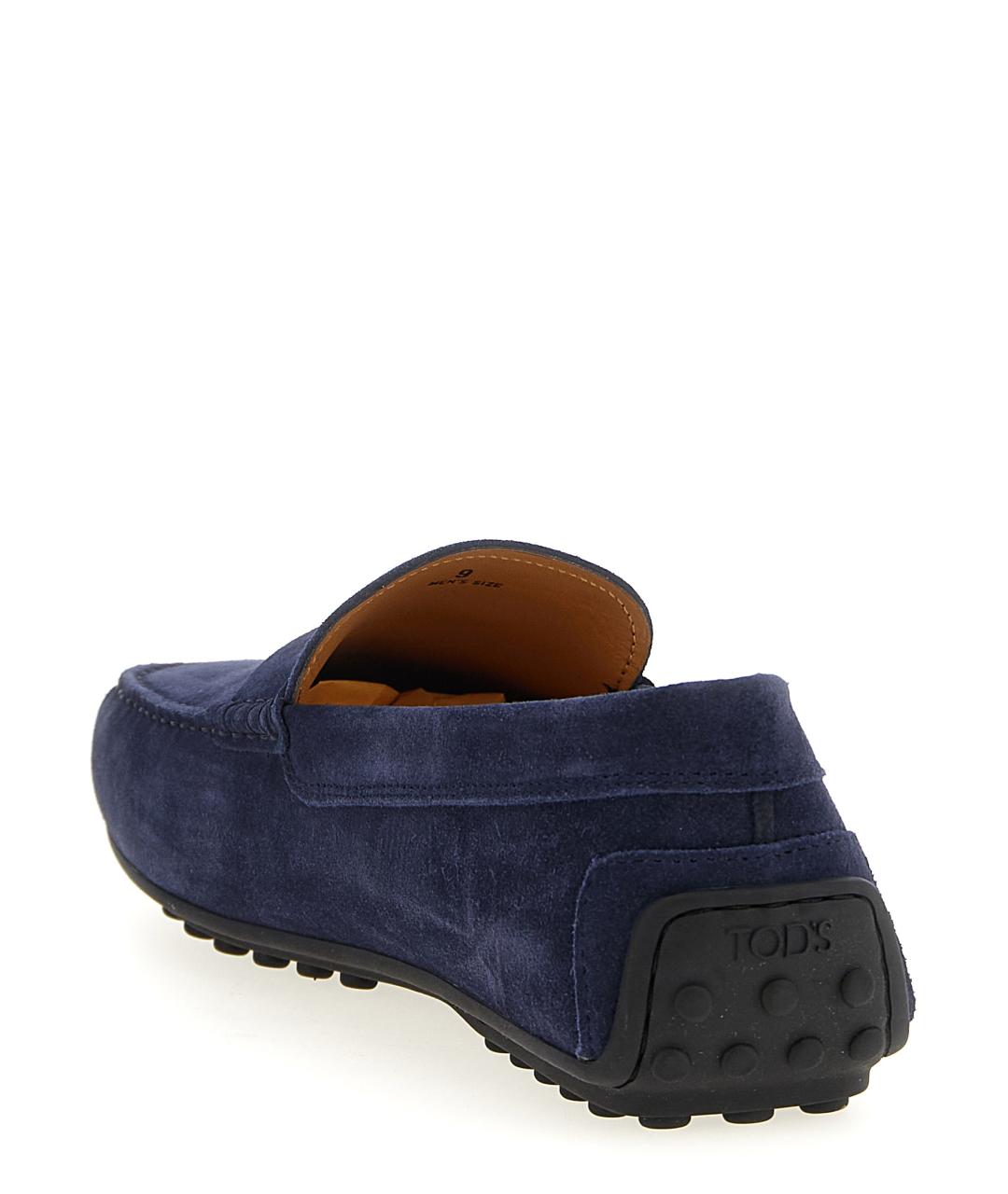 TOD'S Синие замшевые мокасины, фото 3