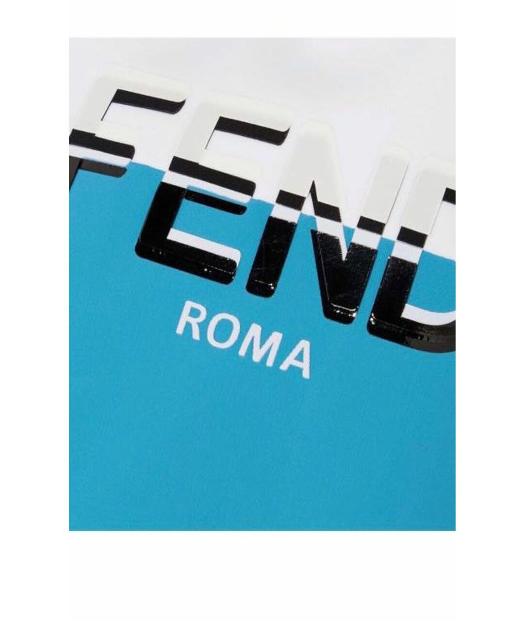 FENDI Голубая полиамидовая куртка, фото 7