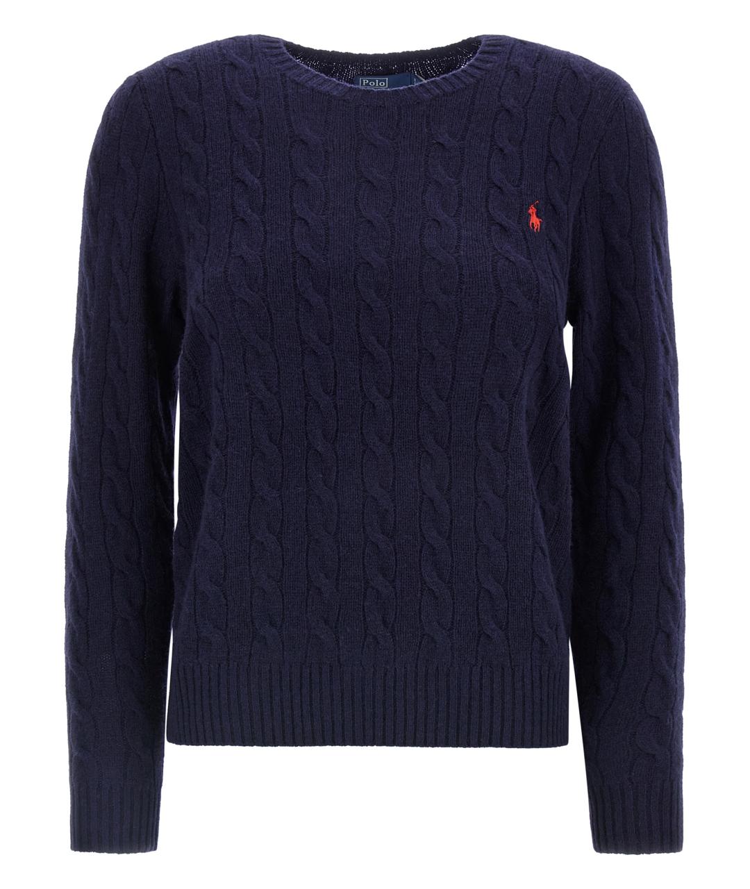 POLO RALPH LAUREN Синий шерстяной джемпер / свитер, фото 1