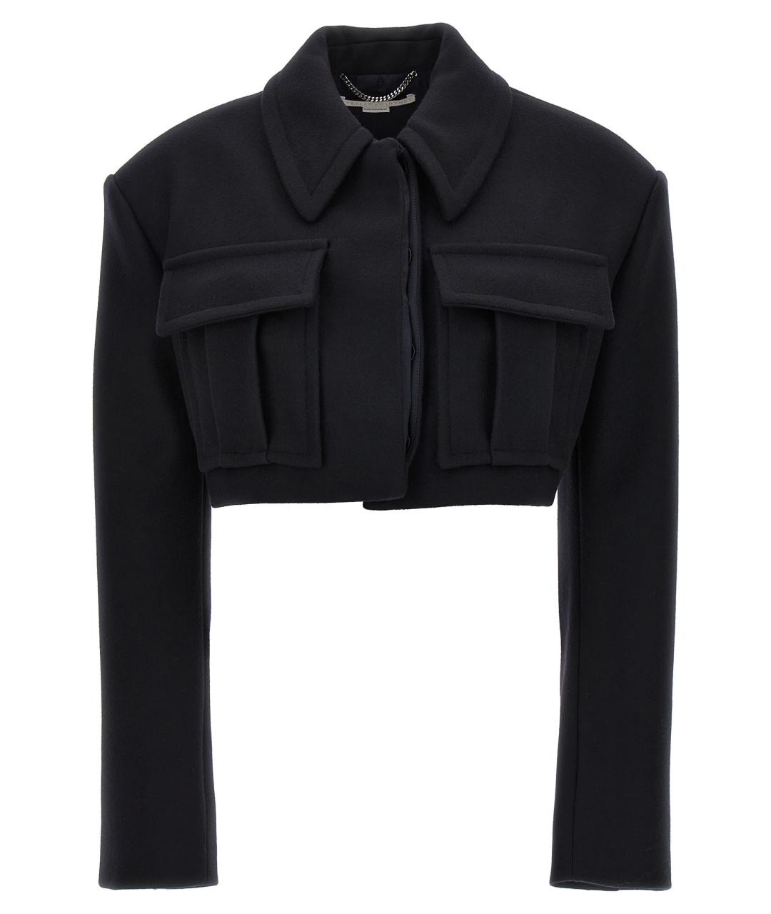 STELLA MCCARTNEY Черная шерстяная куртка, фото 1