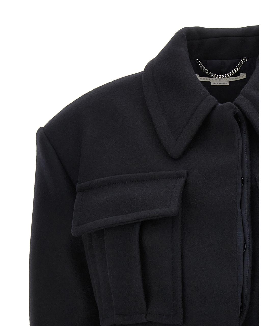 STELLA MCCARTNEY Черная шерстяная куртка, фото 3