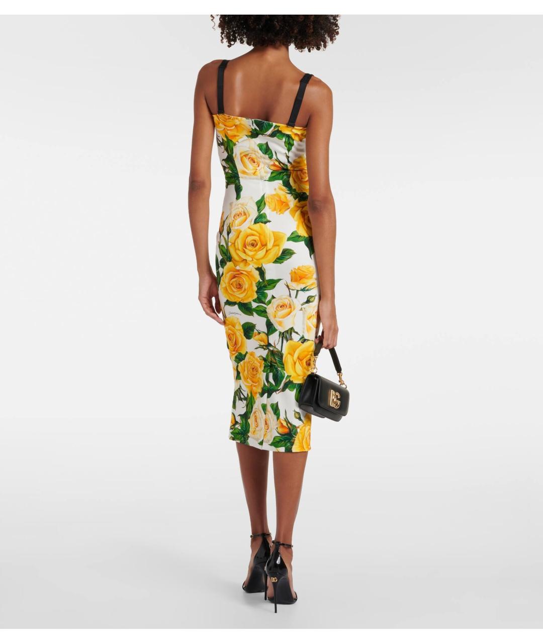 DOLCE&GABBANA Мульти коктейльное платье, фото 7
