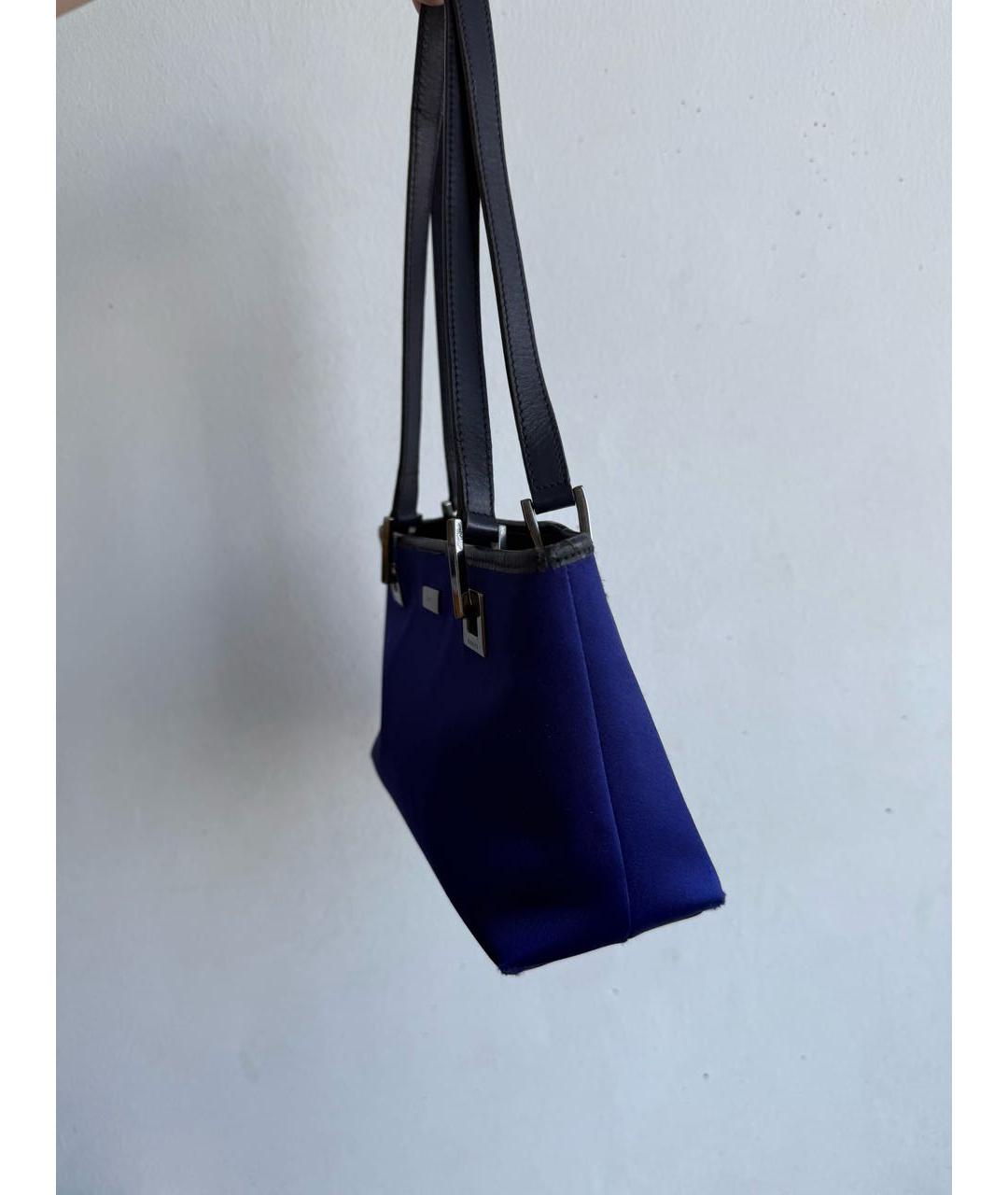 GUCCI Синяя сумка с короткими ручками, фото 7