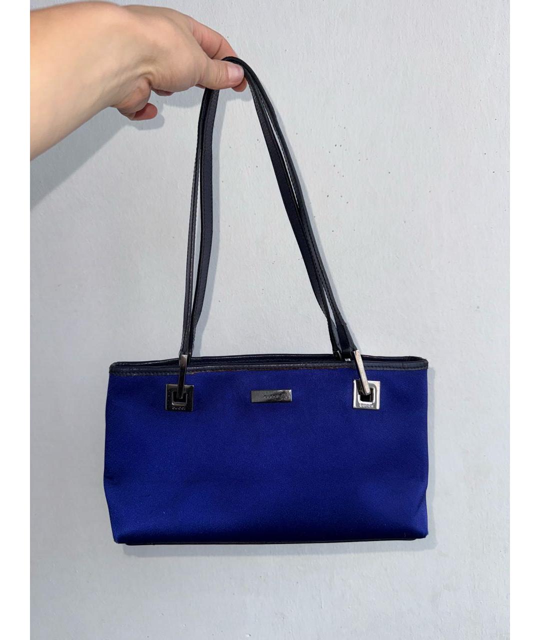 GUCCI Синяя сумка с короткими ручками, фото 8