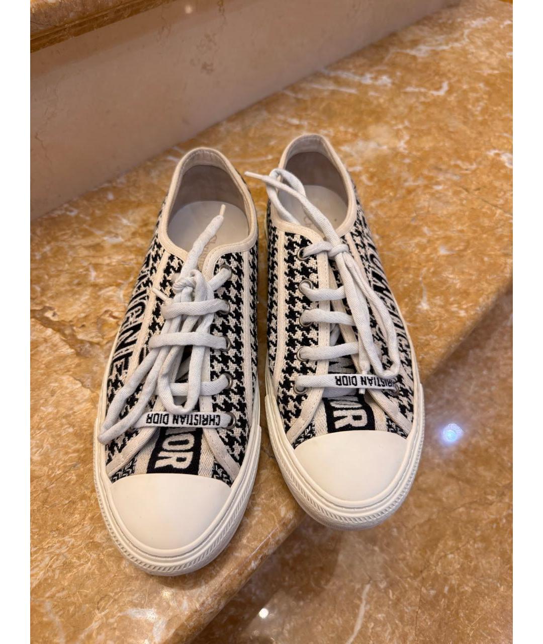 CHRISTIAN DIOR Черные кеды, фото 2