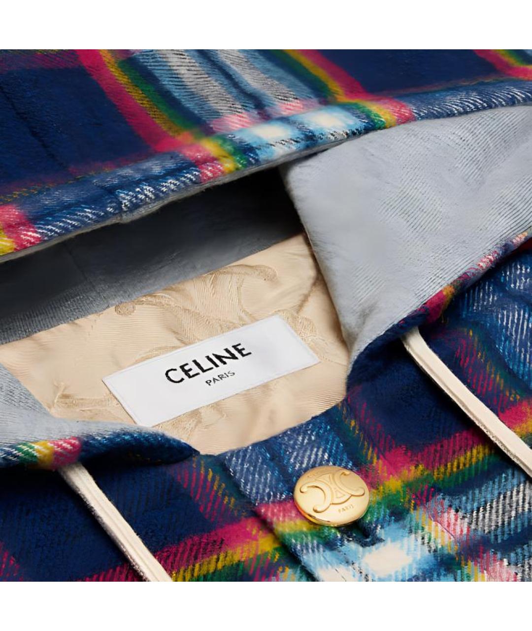 CELINE Темно-синяя рубашка, фото 5