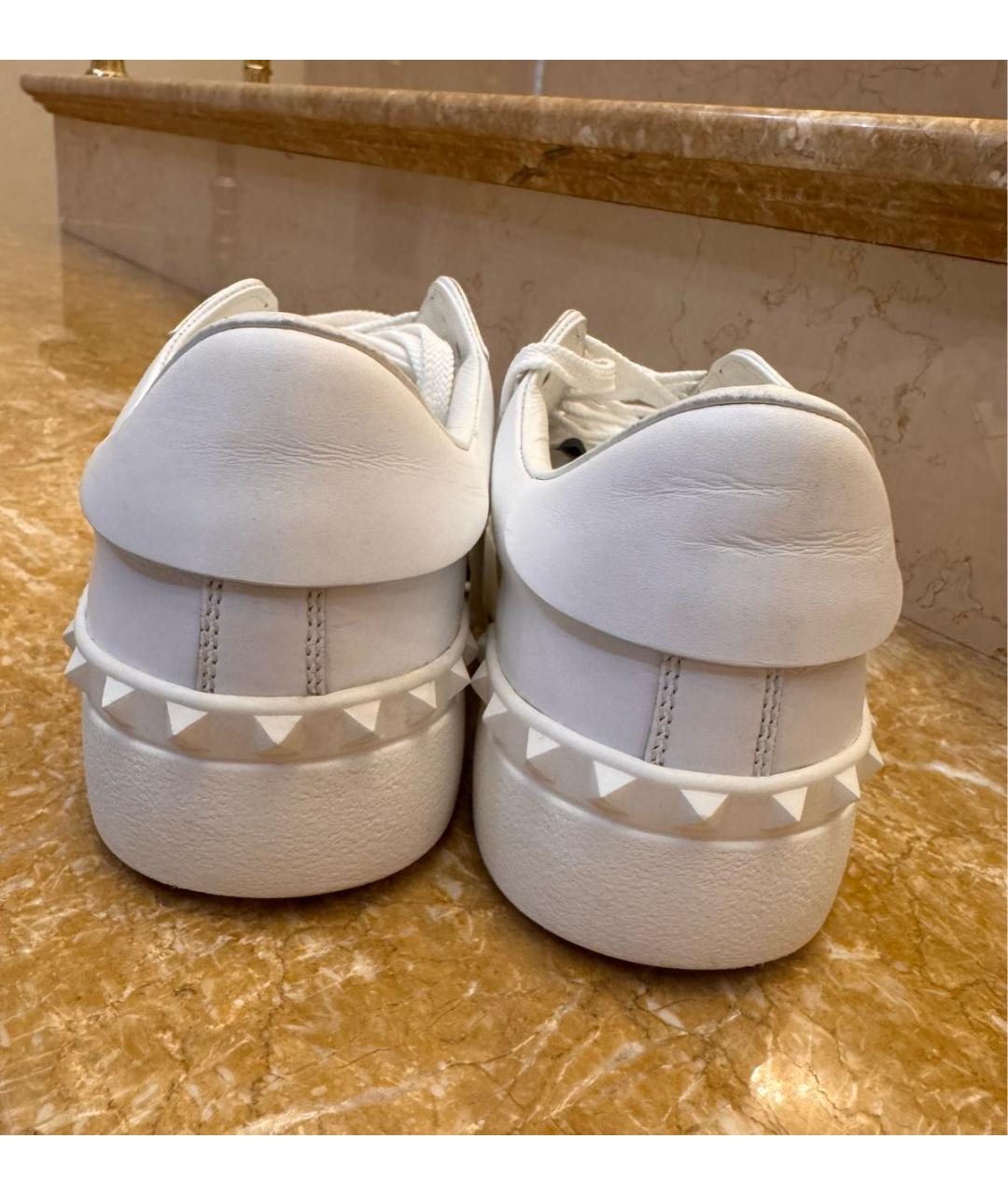 VALENTINO Белые кожаные кеды, фото 4