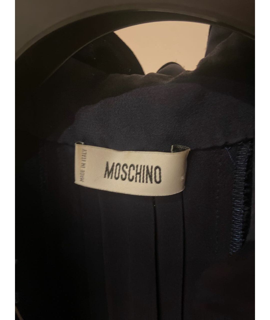 MOSCHINO Синее повседневное платье, фото 7