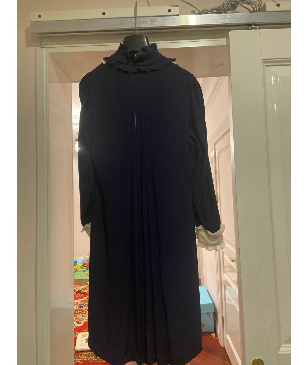 MOSCHINO Синее повседневное платье, фото 2