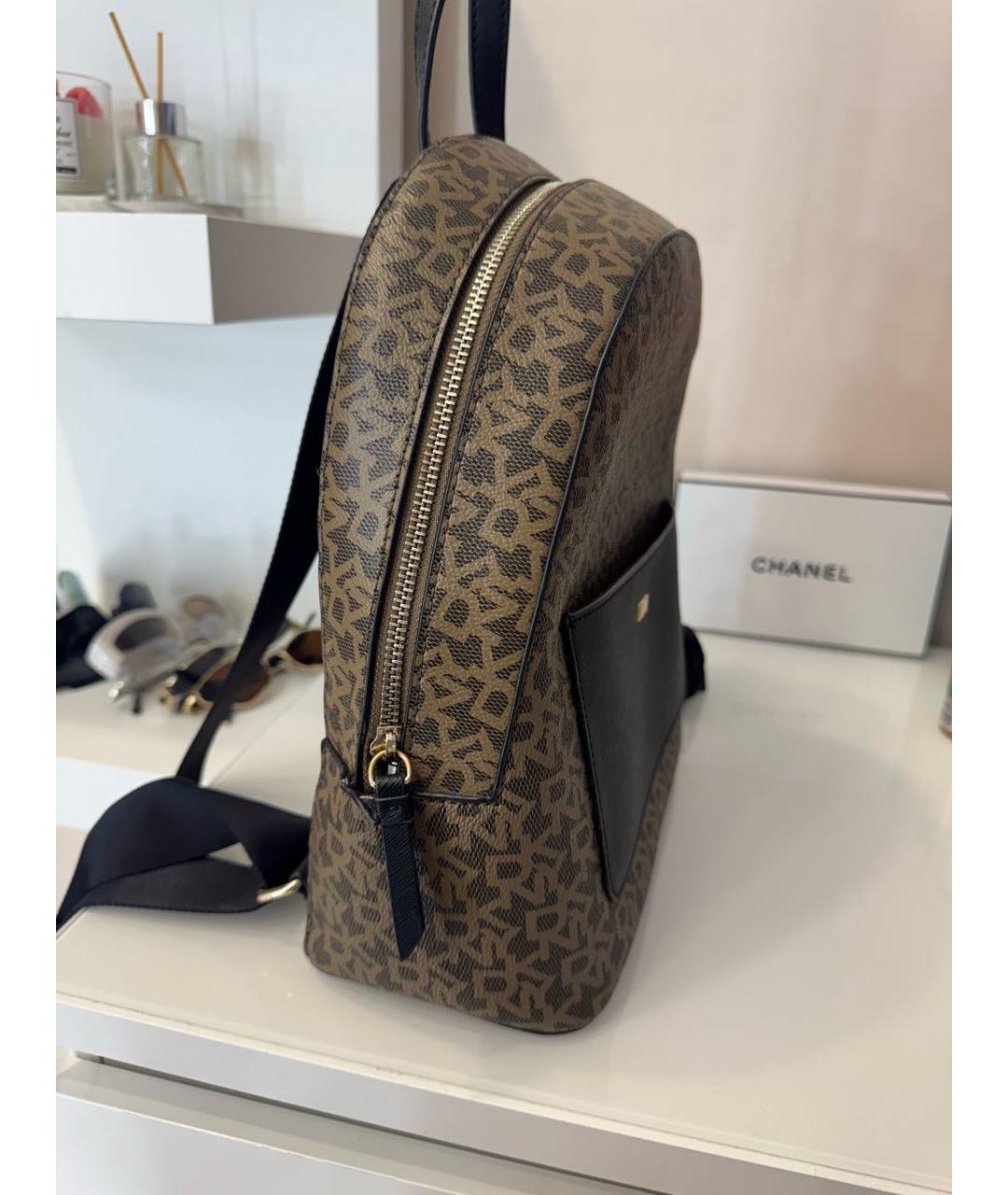 DKNY Коричневый рюкзак, фото 2