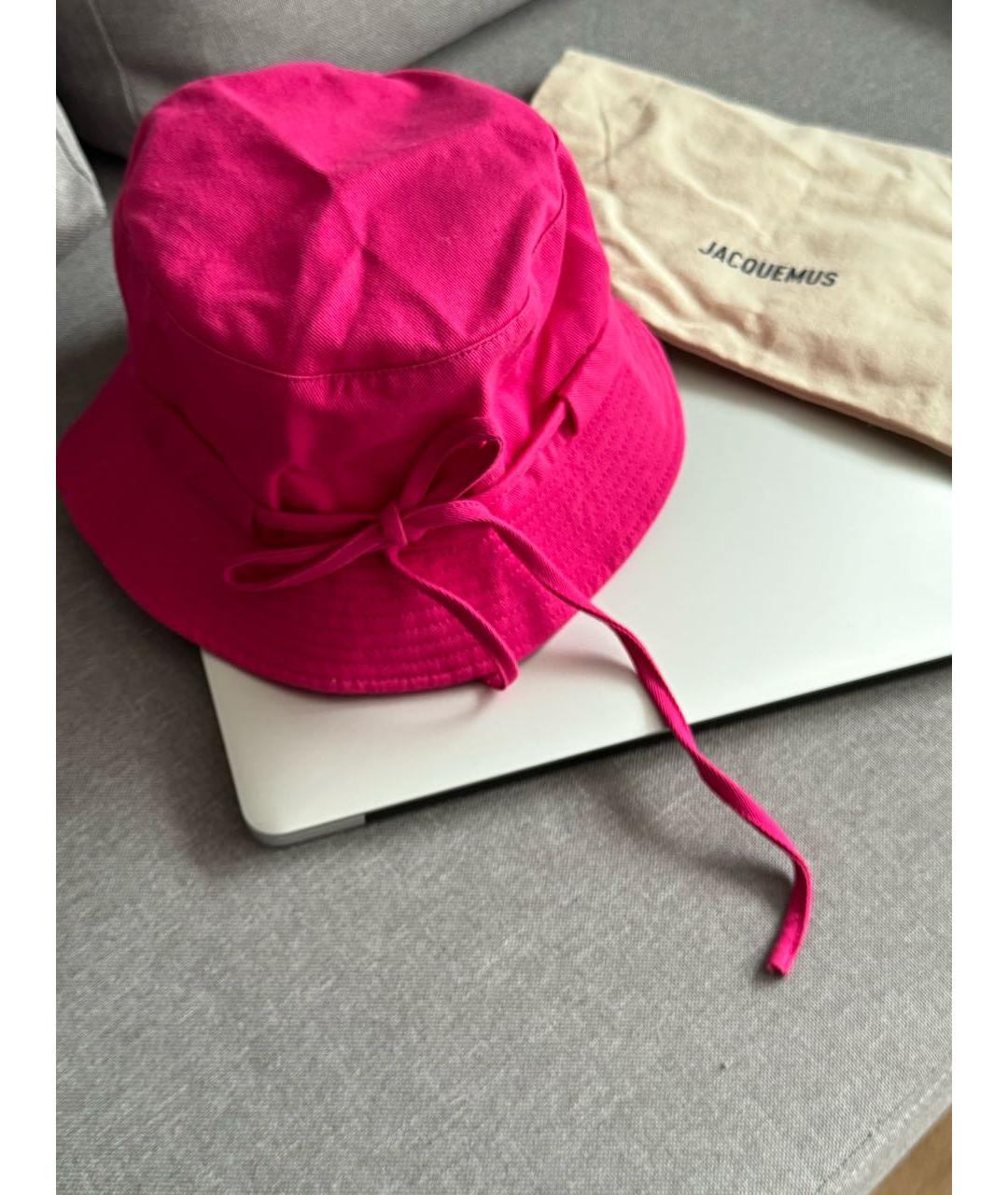 JACQUEMUS Фуксия хлопковая панама, фото 2