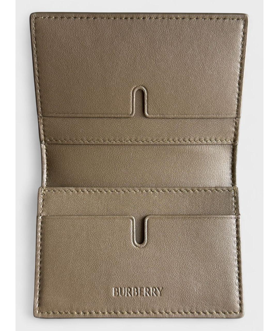BURBERRY Кожаный кардхолдер, фото 2
