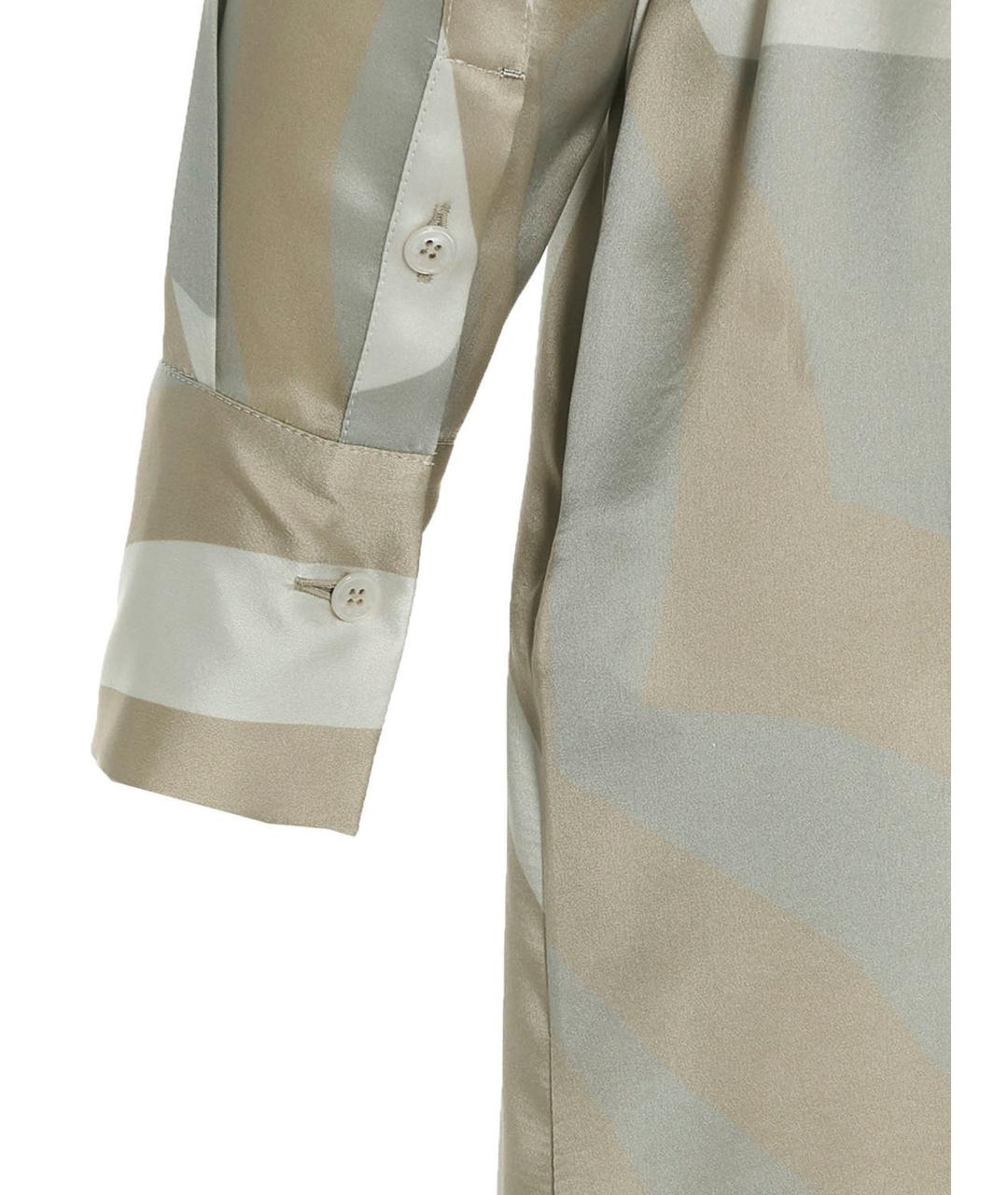 KITON Мульти шелковое повседневное платье, фото 4