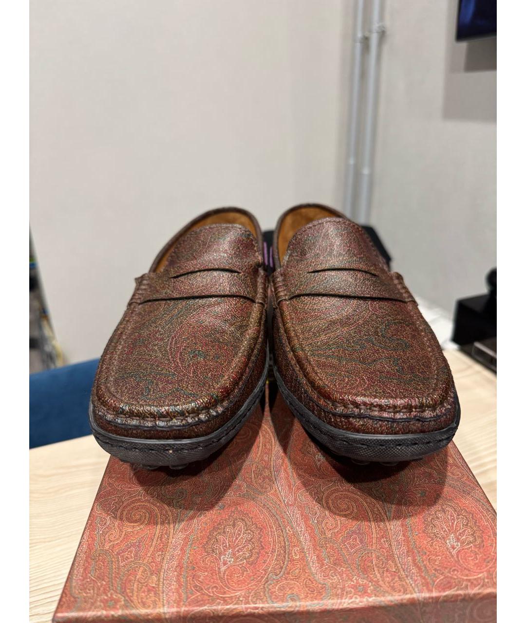 ETRO Мульти кожаные мокасины, фото 2