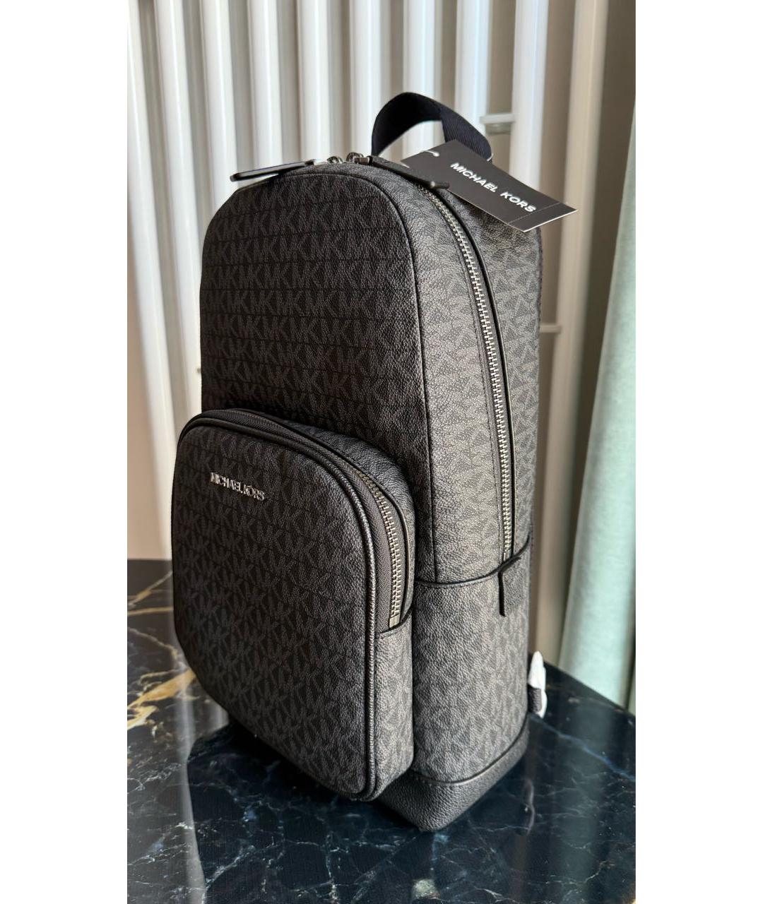 MICHAEL KORS Черный рюкзак, фото 5