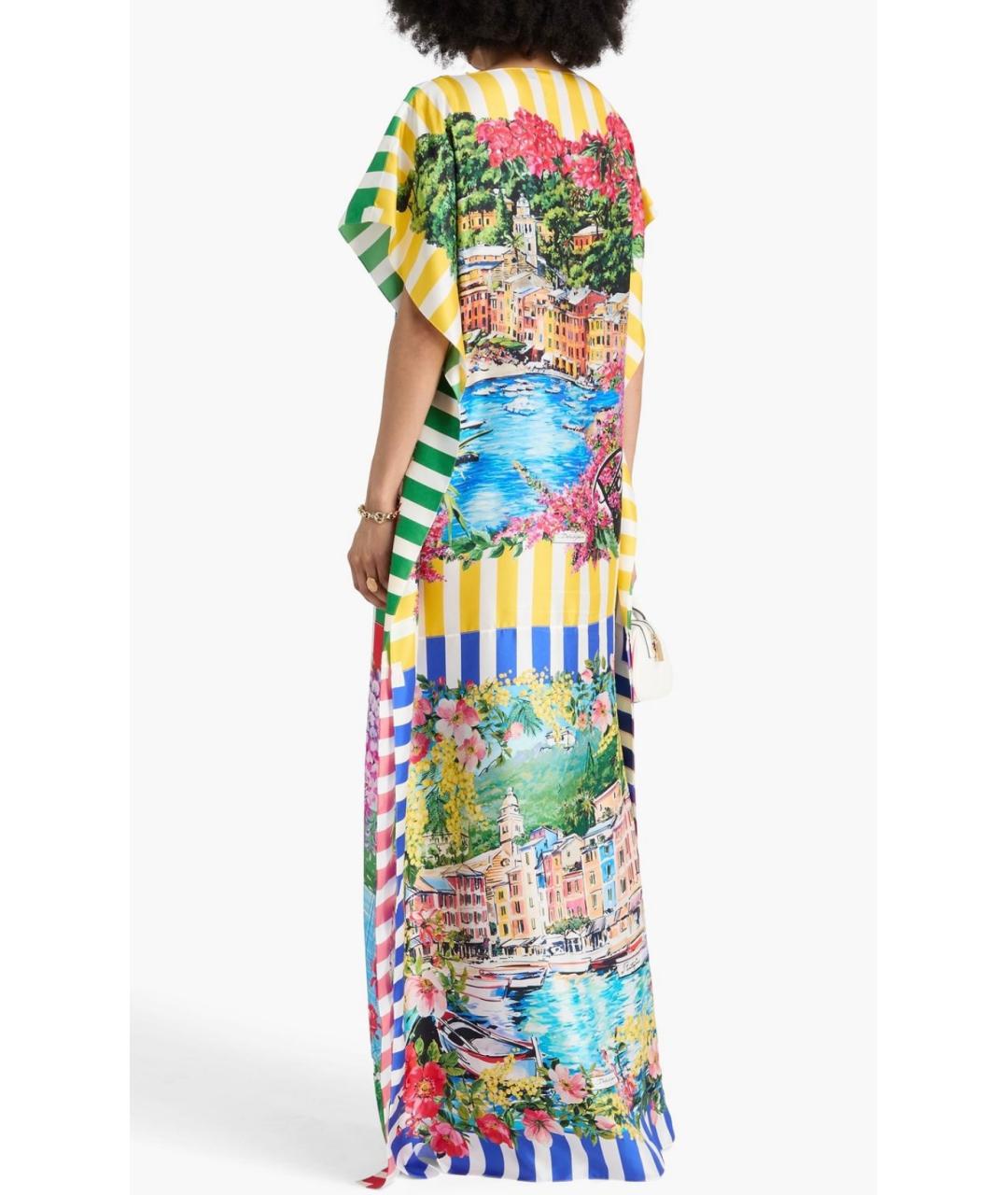 DOLCE&GABBANA Мульти коктейльное платье, фото 3