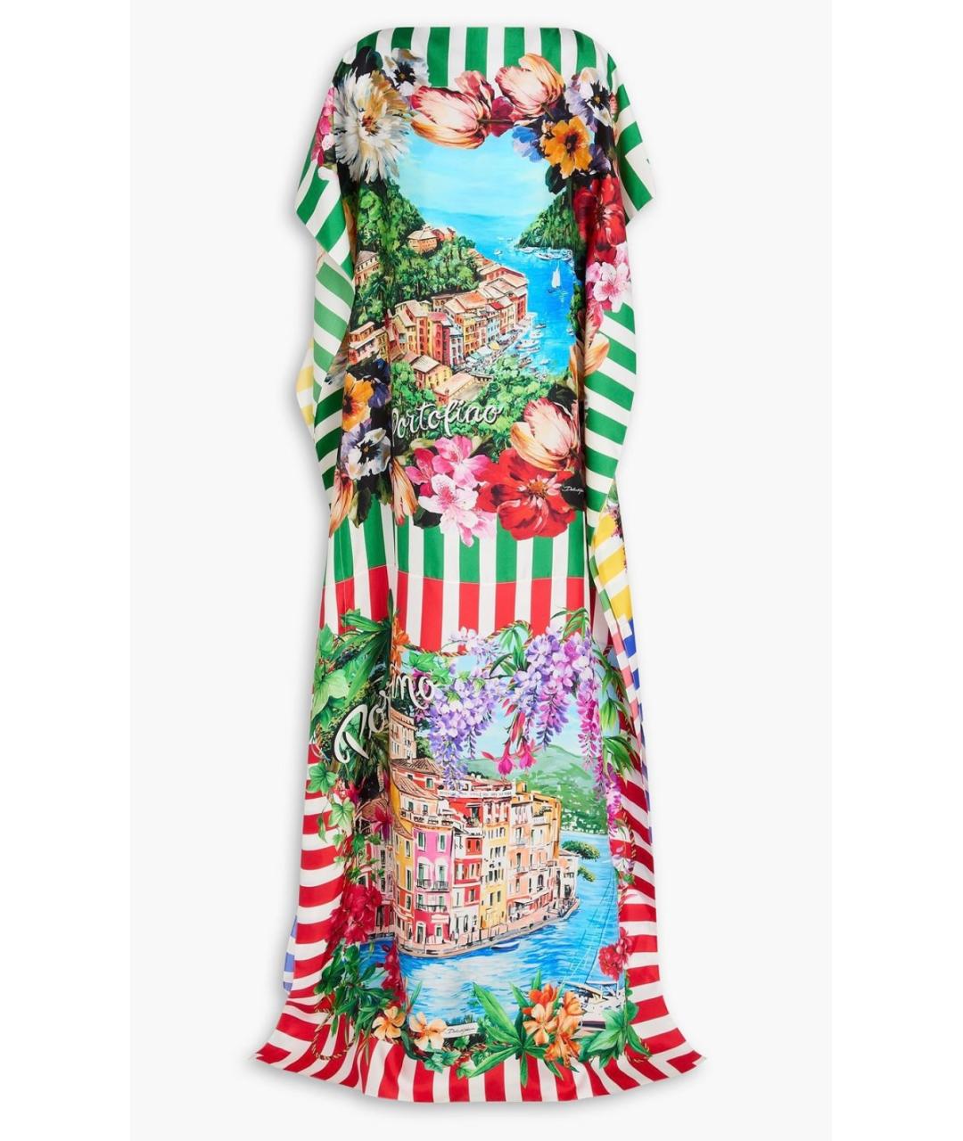 DOLCE&GABBANA Мульти коктейльное платье, фото 6