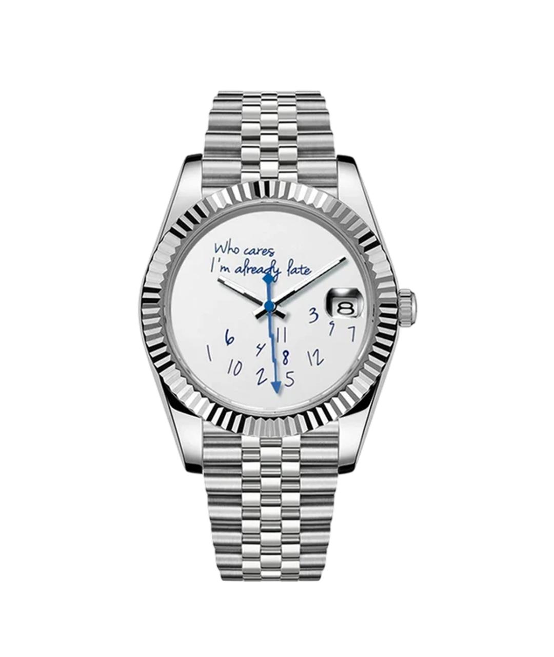 ROLEX Белые часы из белого золота, фото 2