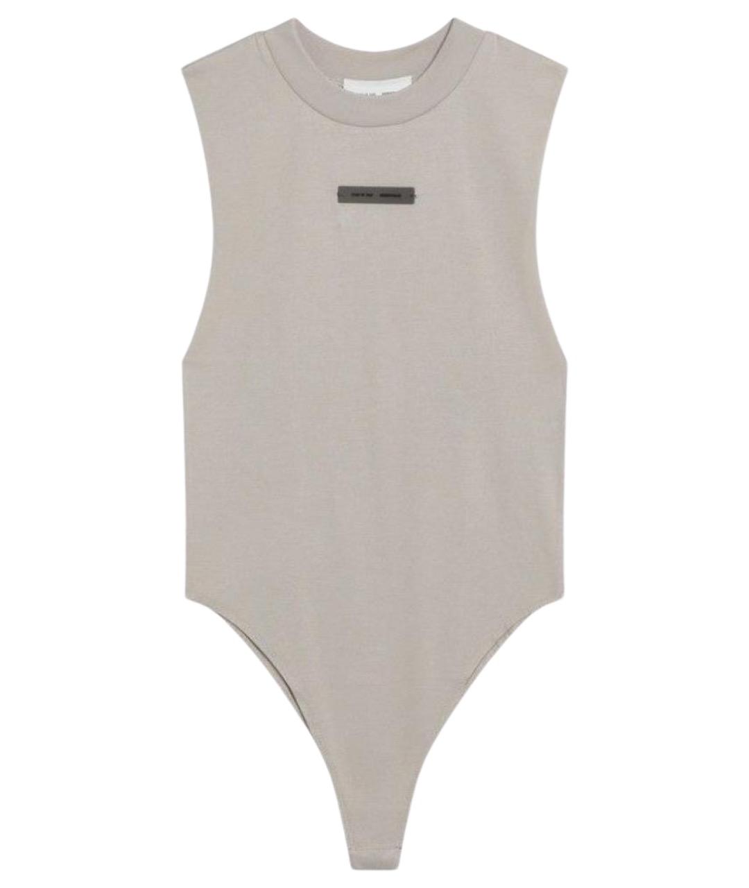 FEAR OF GOD ESSENTIALS Серое хлопковое боди, фото 1