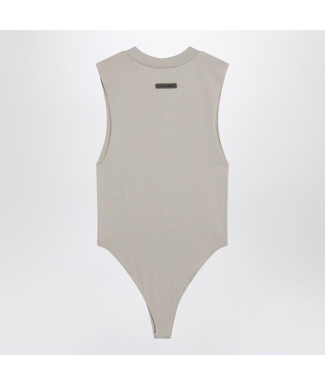 FEAR OF GOD ESSENTIALS Серое хлопковое боди, фото 2