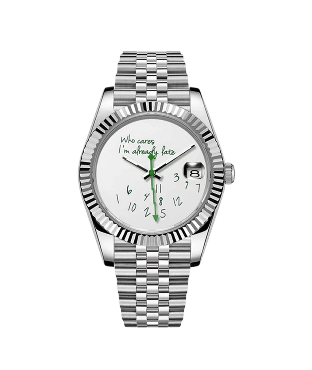 ROLEX Белые часы из белого золота, фото 1
