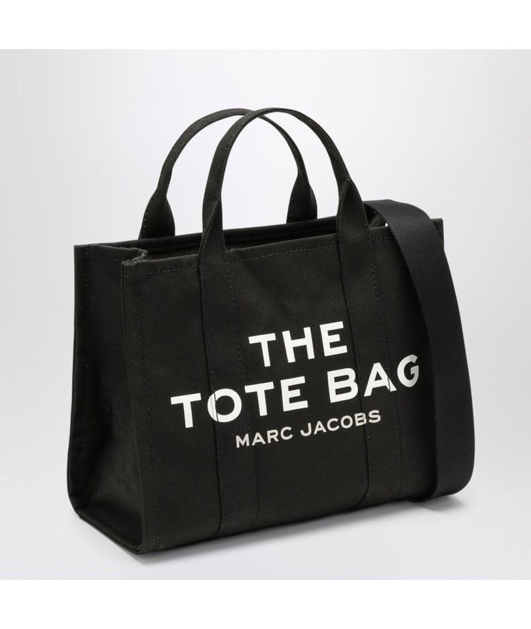 MARC JACOBS Черная хлопковая сумка тоут, фото 3