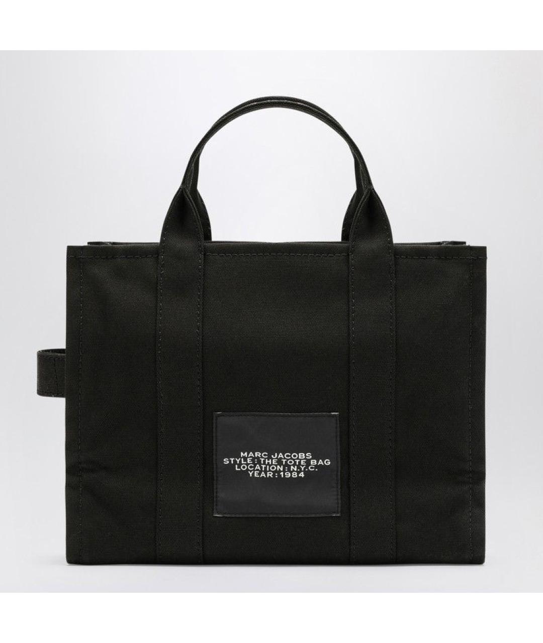 MARC JACOBS Черная хлопковая сумка тоут, фото 2