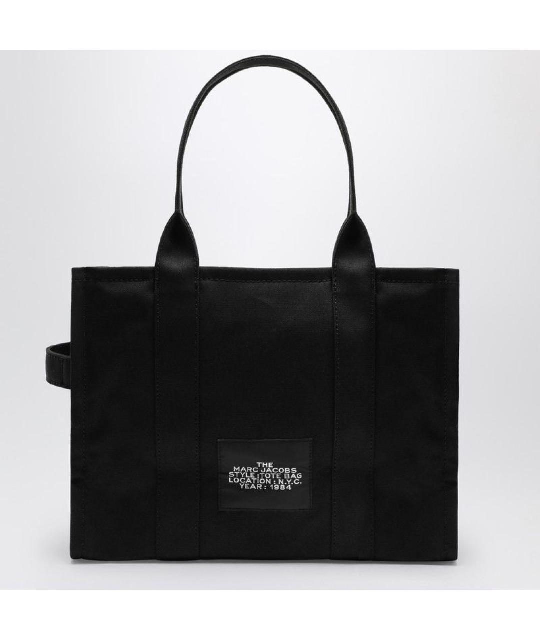 MARC JACOBS Черная хлопковая сумка тоут, фото 2