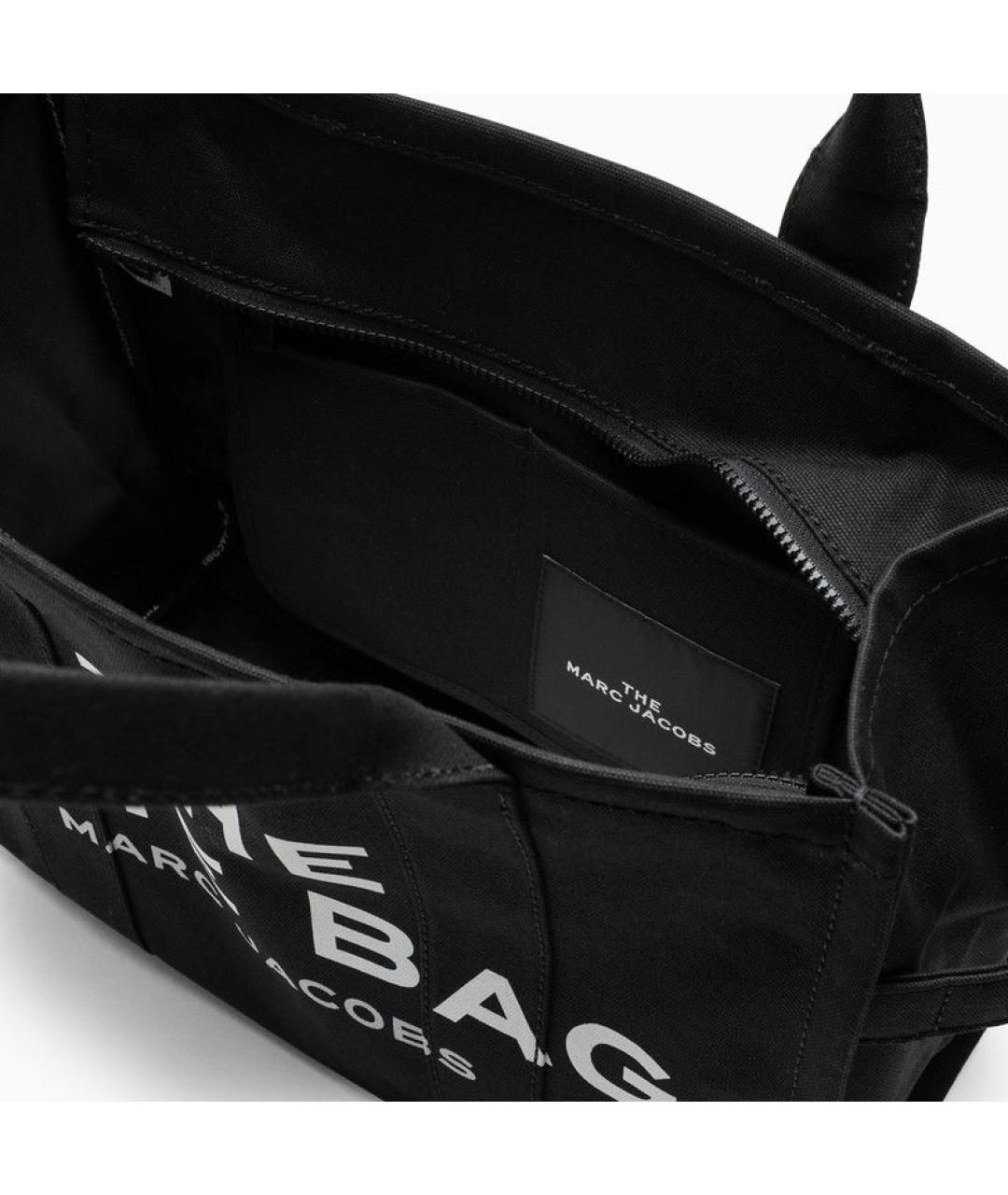 MARC JACOBS Черная хлопковая сумка тоут, фото 3