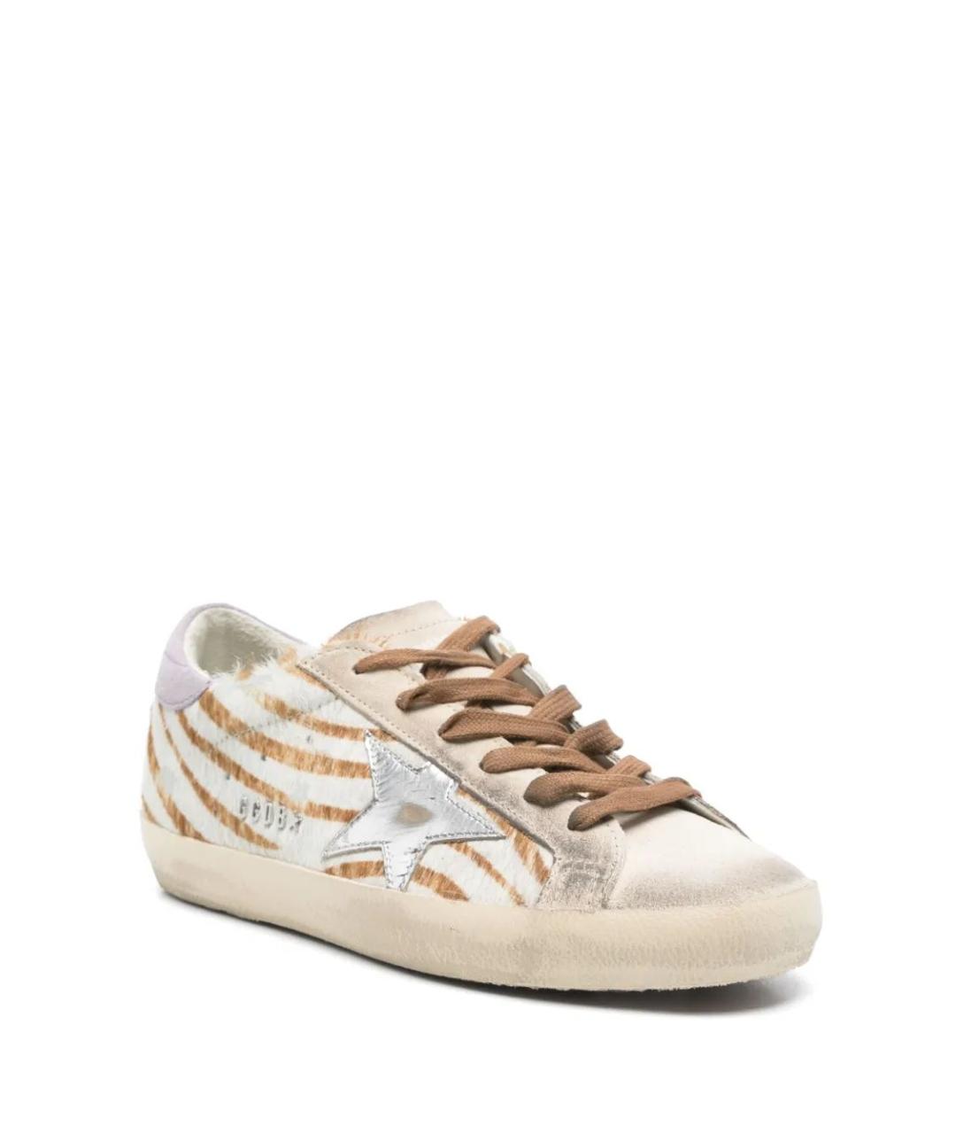 GOLDEN GOOSE DELUXE BRAND Бежевые кеды, фото 2