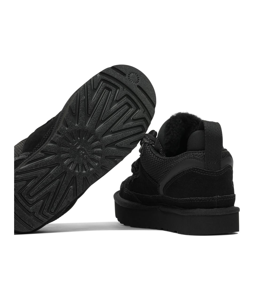 UGG AUSTRALIA Черные кожаные кроссовки, фото 5