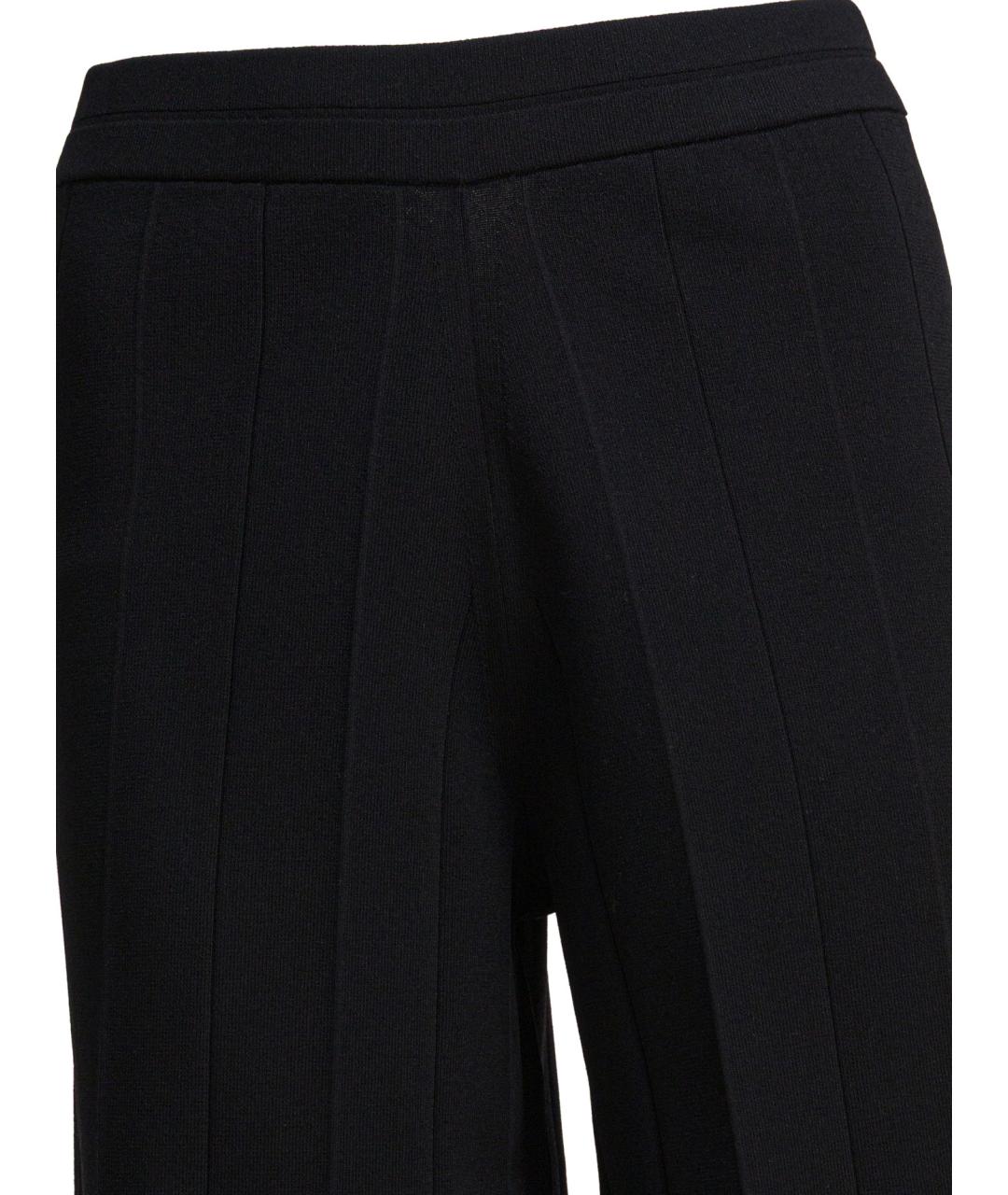 MAX MARA Черные прямые брюки, фото 3