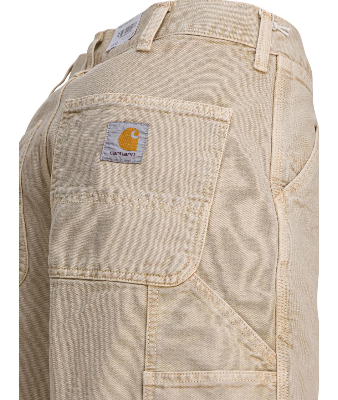 CARHARTT WIP Бежевые хлопковые шорты, фото 4