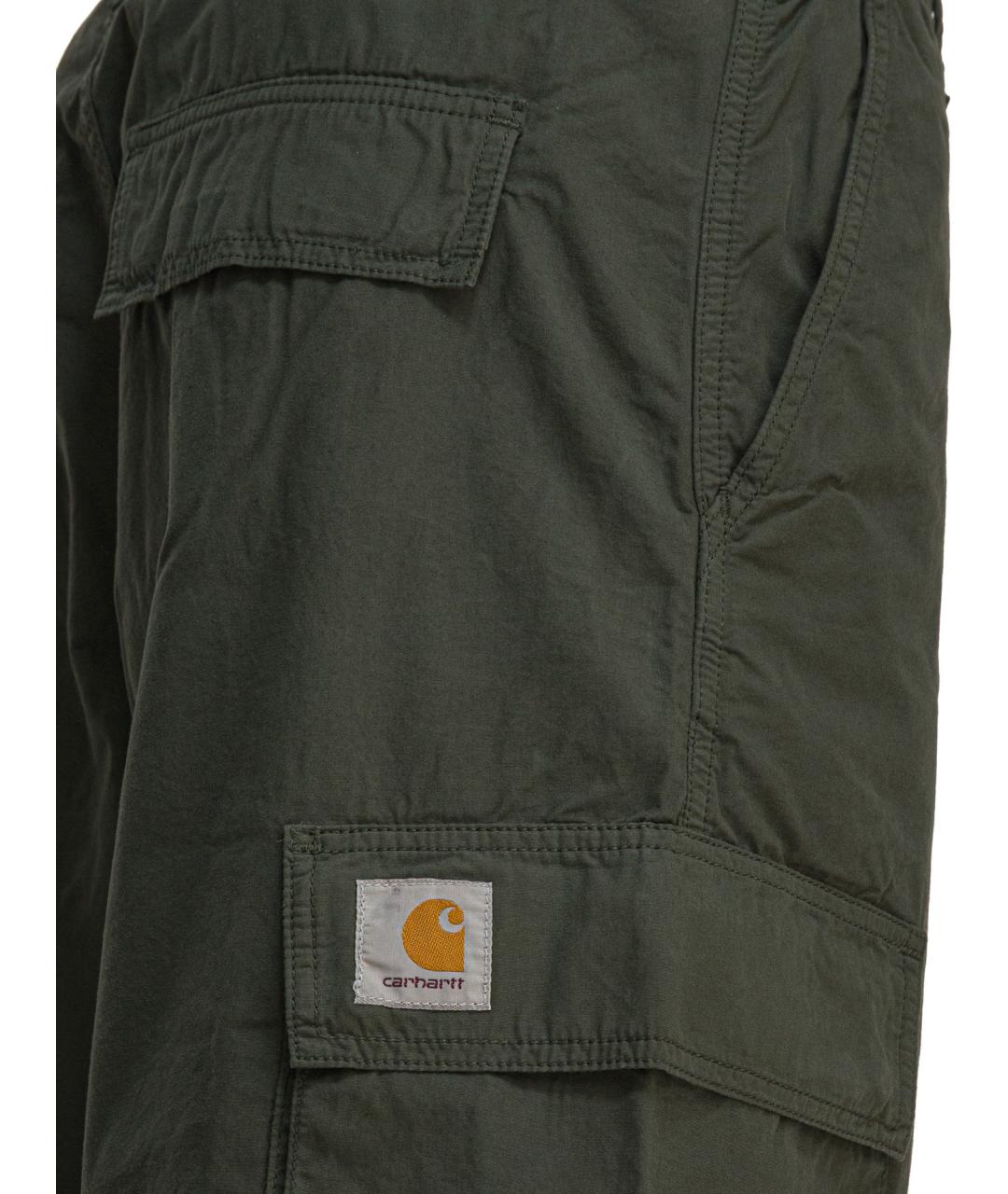 CARHARTT WIP Зеленые хлопковые повседневные брюки, фото 4