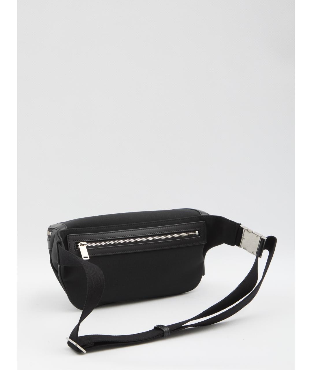 SAINT LAURENT Черная поясная сумка, фото 2