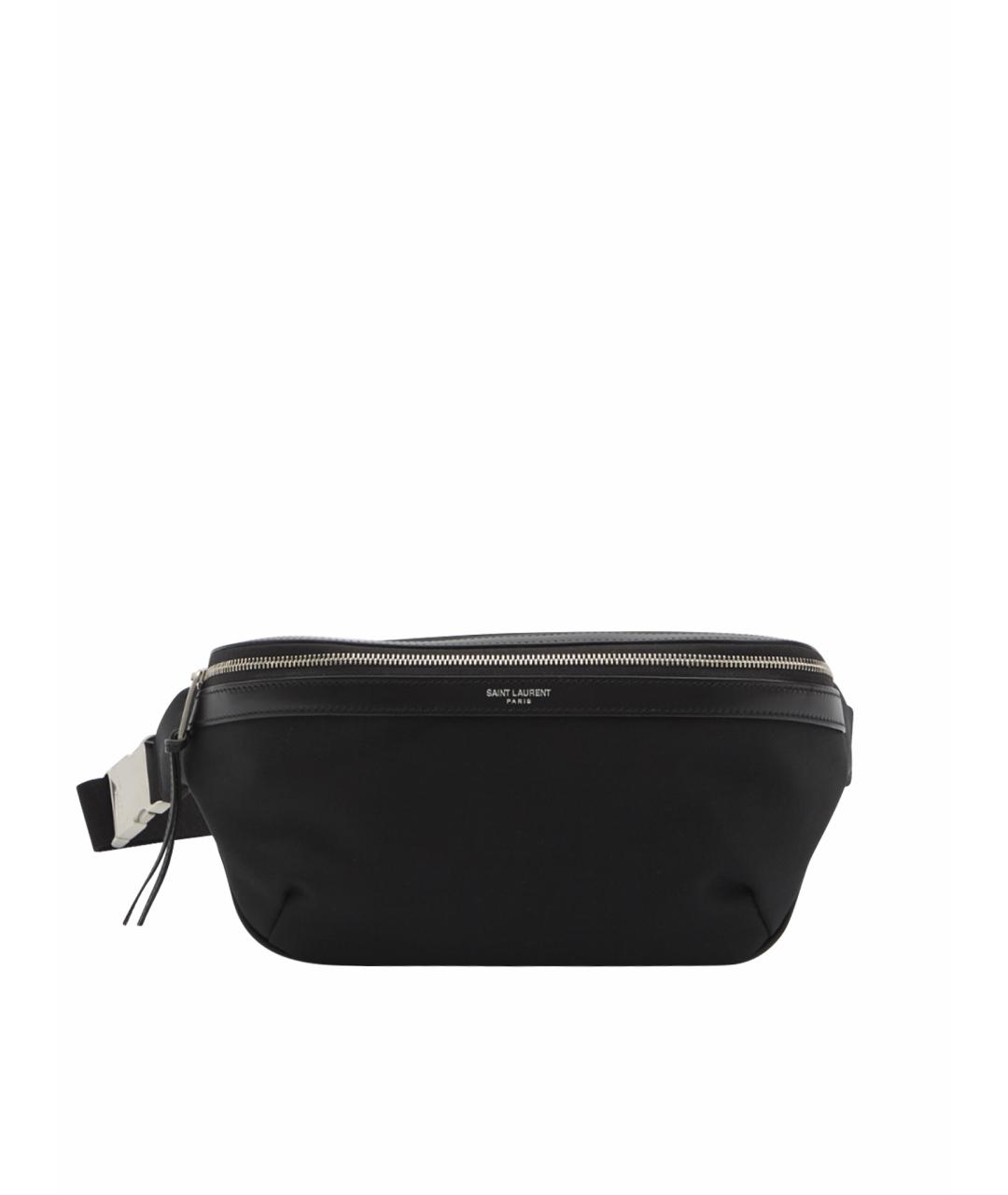 SAINT LAURENT Черная поясная сумка, фото 1