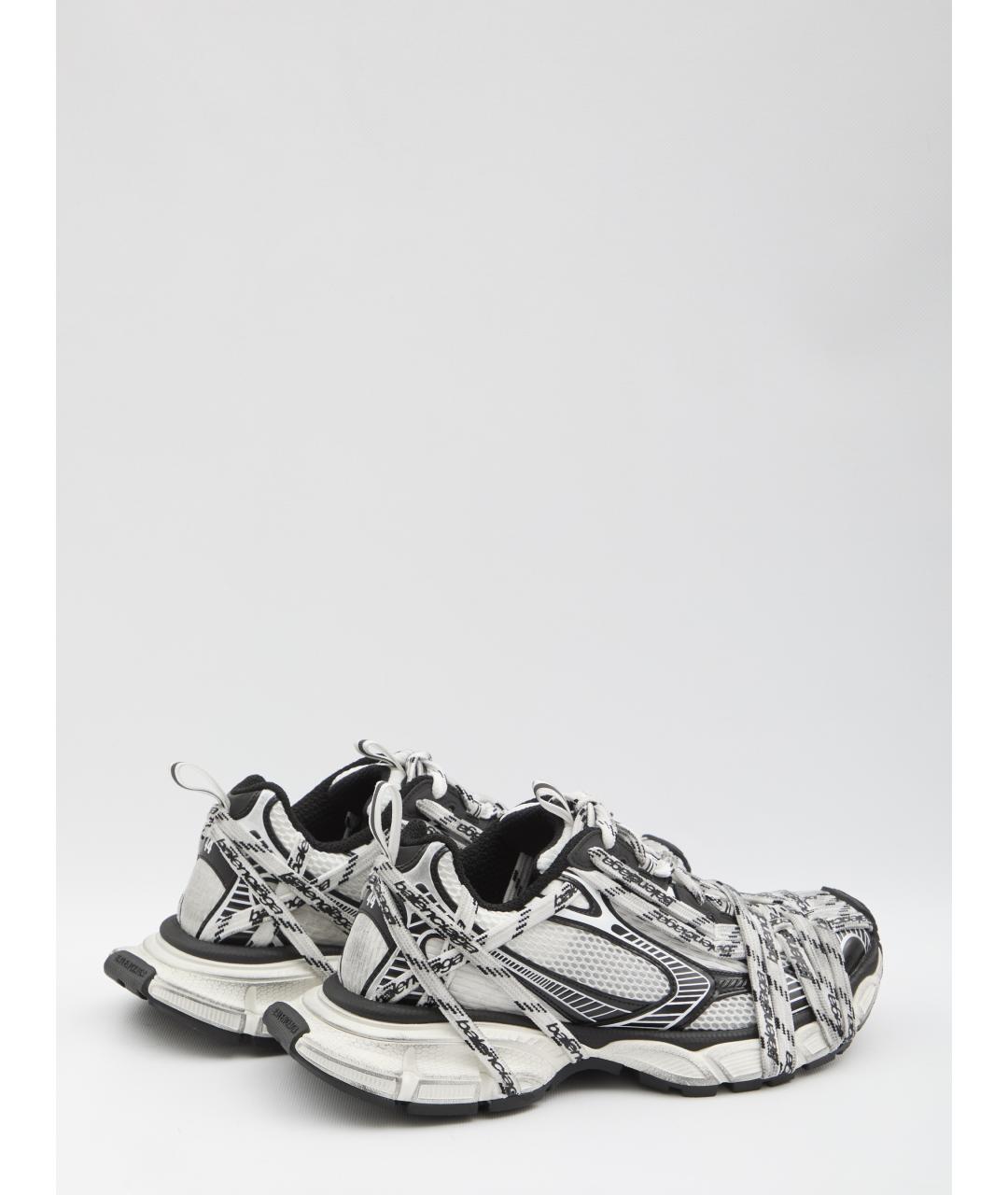 BALENCIAGA Серые синтетические низкие кроссовки / кеды, фото 3