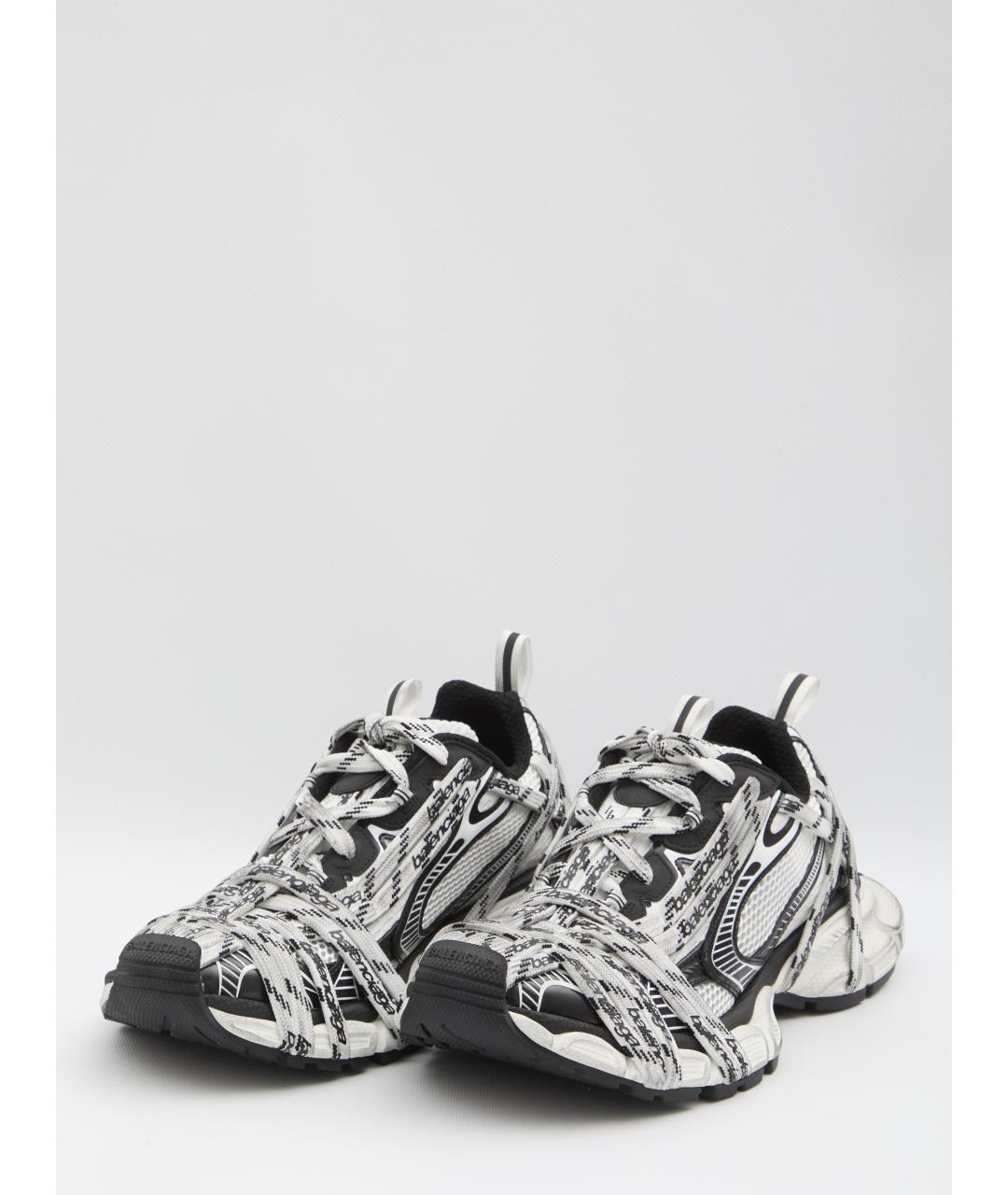 BALENCIAGA Серые синтетические низкие кроссовки / кеды, фото 2