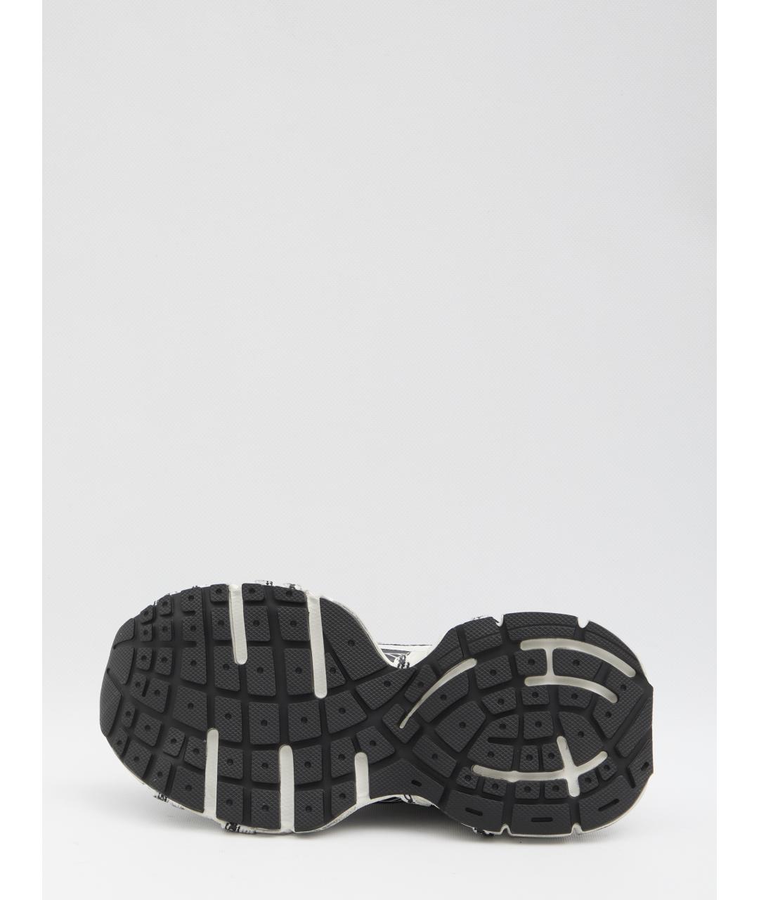 BALENCIAGA Серые синтетические низкие кроссовки / кеды, фото 4