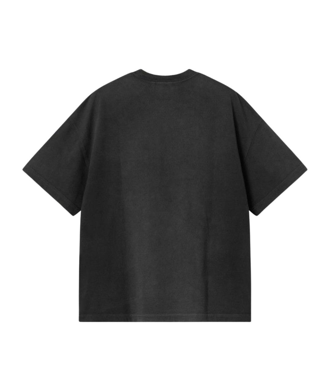 CARHARTT WIP Черная хлопковая футболка, фото 2