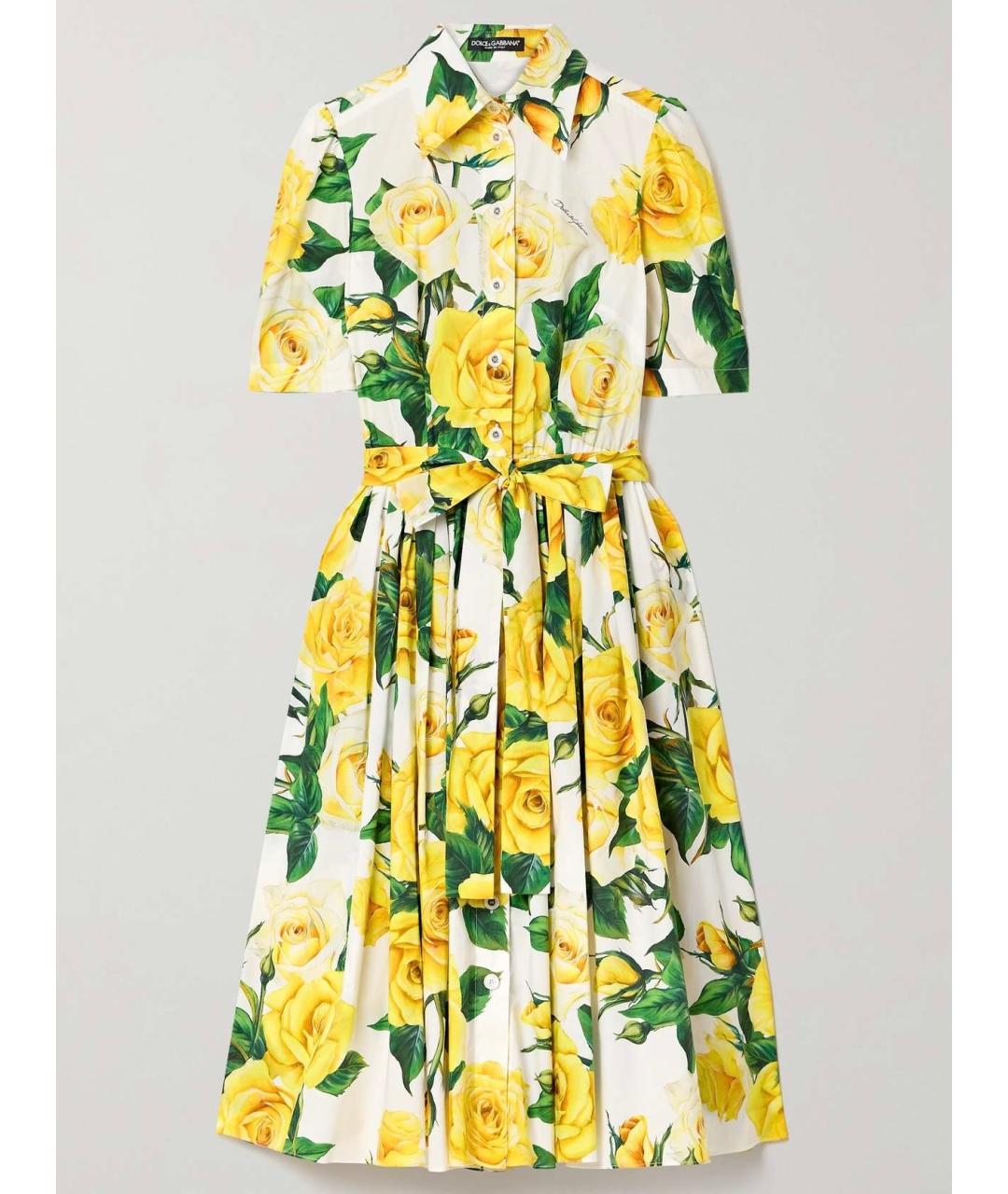 DOLCE&GABBANA Мульти коктейльное платье, фото 10