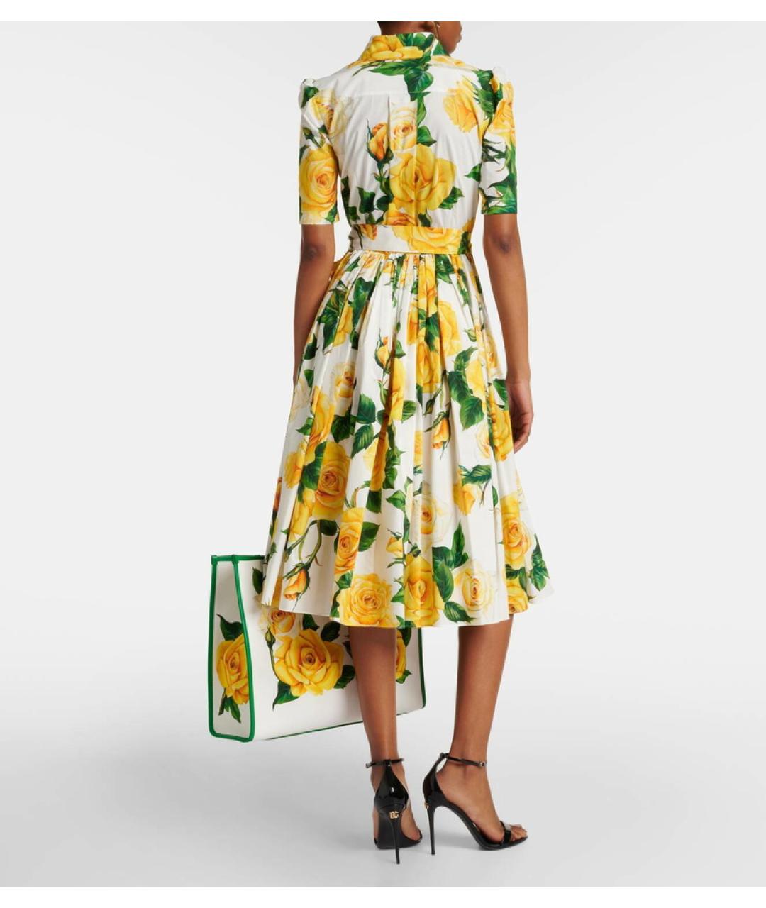 DOLCE&GABBANA Мульти коктейльное платье, фото 4