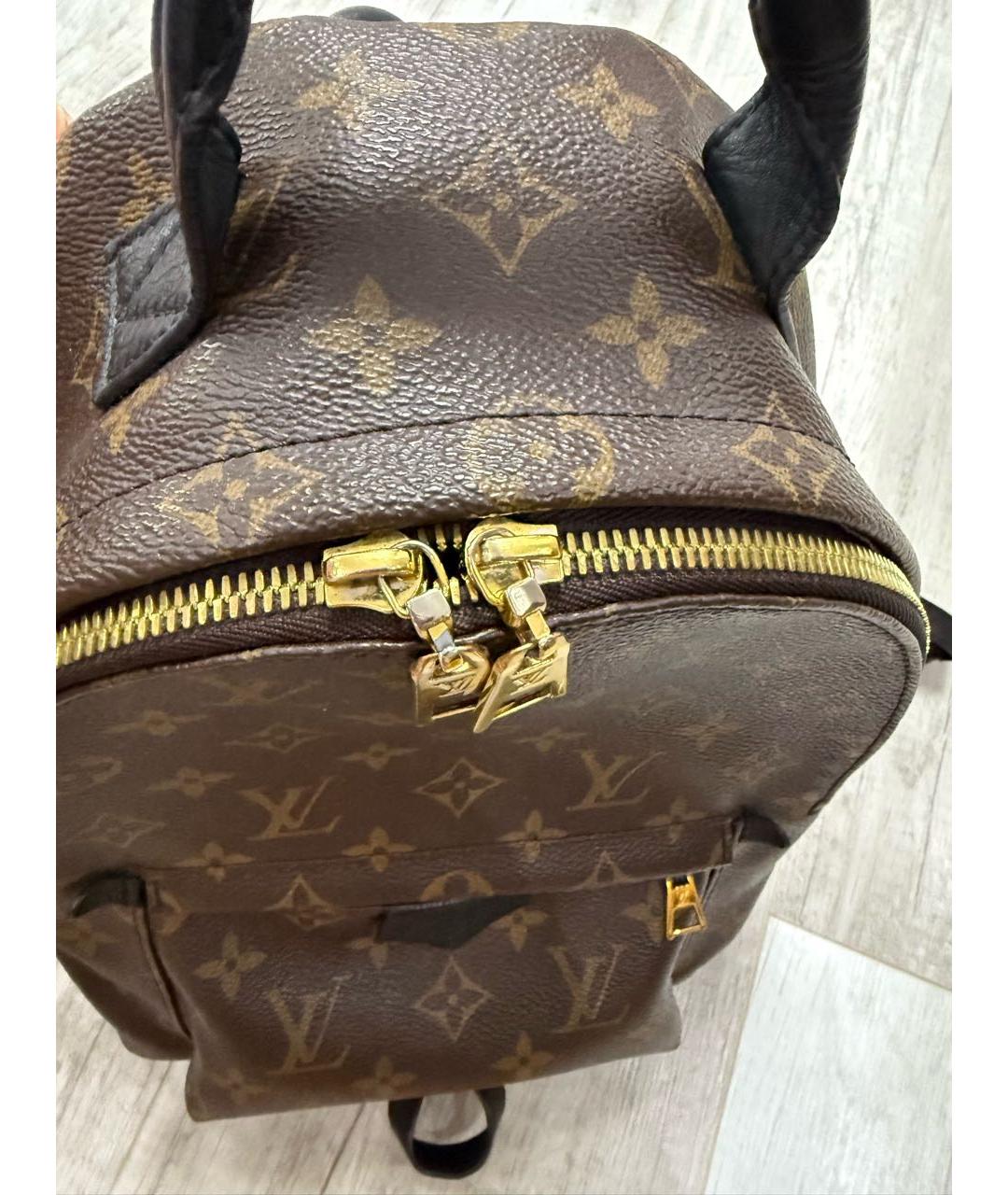 LOUIS VUITTON Коричневый рюкзак, фото 6