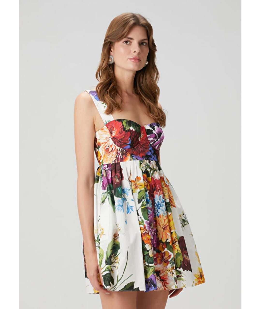 DOLCE&GABBANA Хлопковое повседневное платье, фото 2