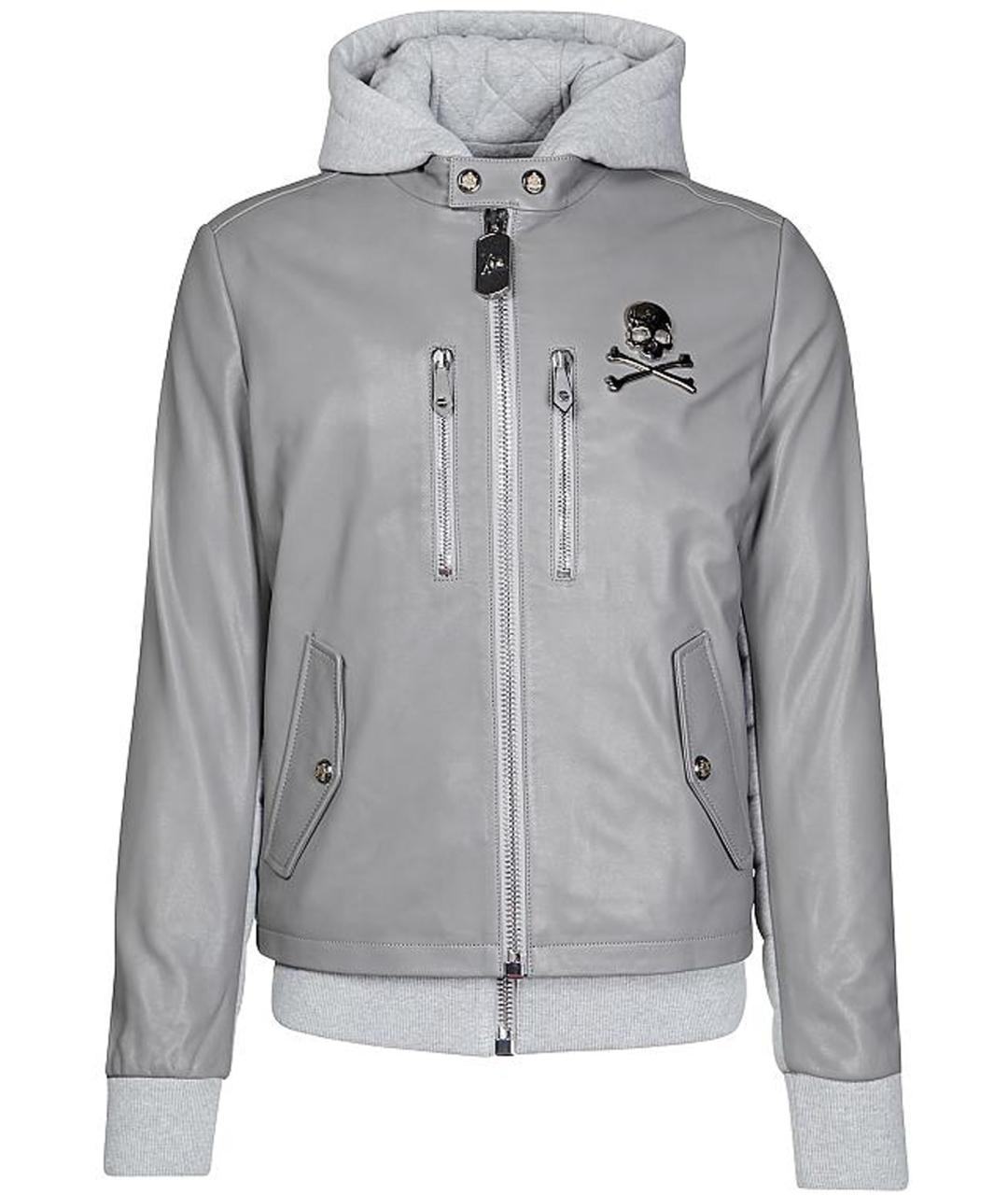 PHILIPP PLEIN Серая куртка, фото 1